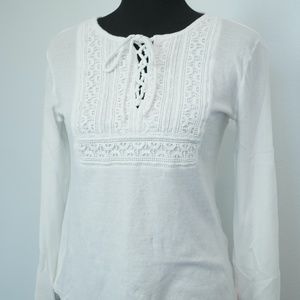 White long sleeve blouse